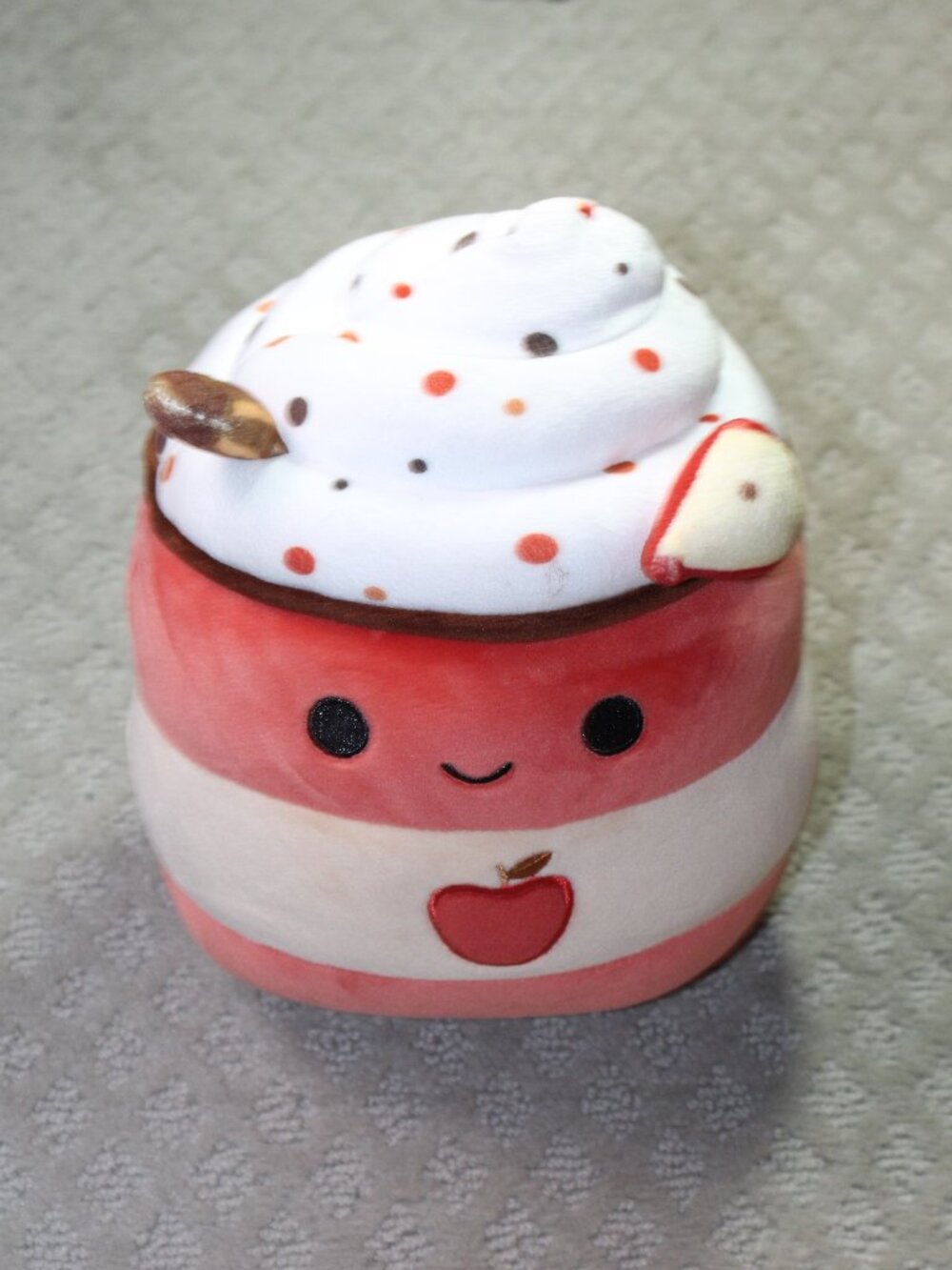 Squishmallows 10-Inch Fall Mead Apple Cider Red and White Plush Toy